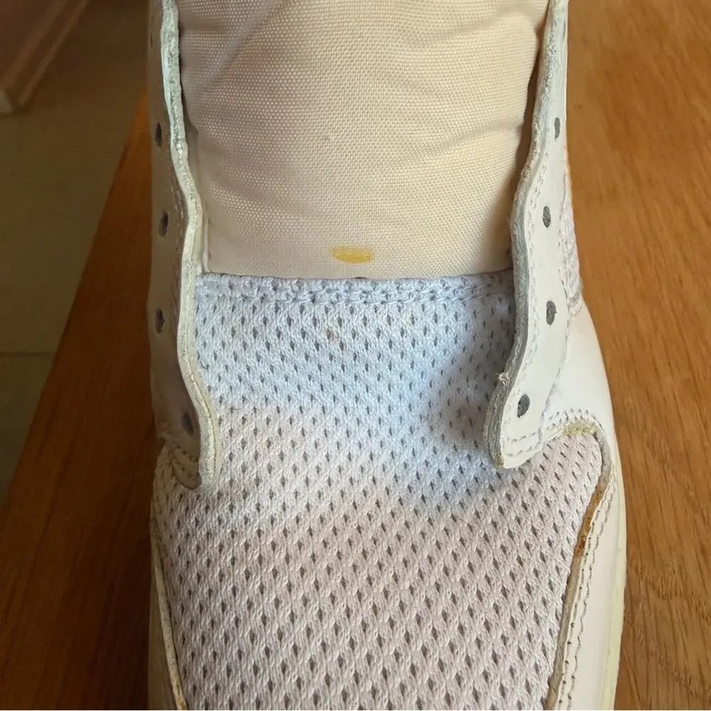 Nike White & yellow ski Hi essential hidden Wedge high-top Sneaker size 6.5